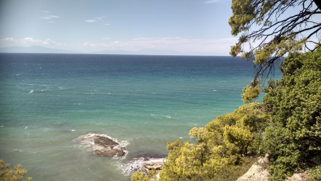 Skála Foúrkas 2-Bed Maisonette In Pine Forest, 250M From Beach Between Skala Fourka And Siviri 빌라 외부 사진
